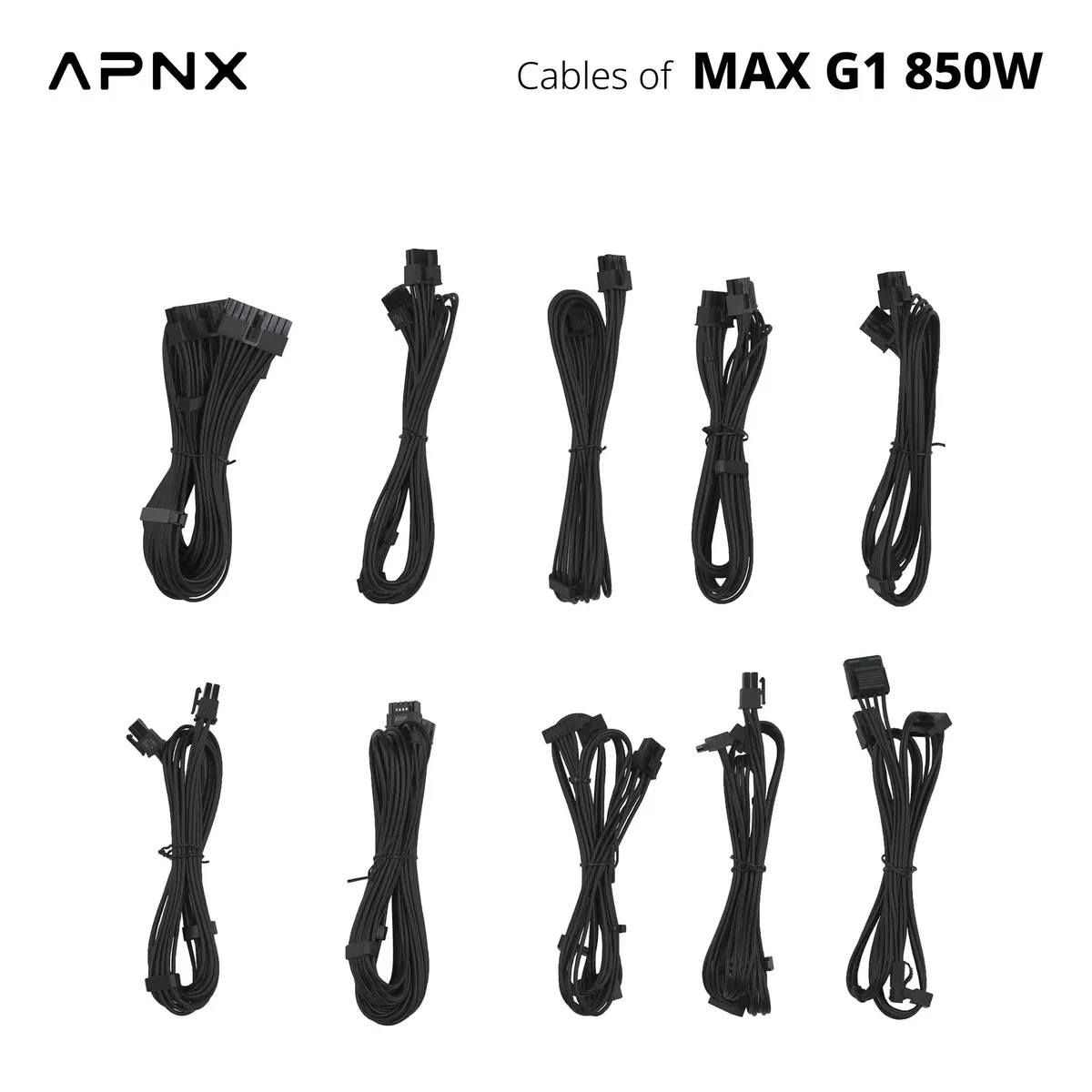 Блок живлення APNX MAX G1 850 (APPG-MX85FEC.X1) 850W - мініатюра 8