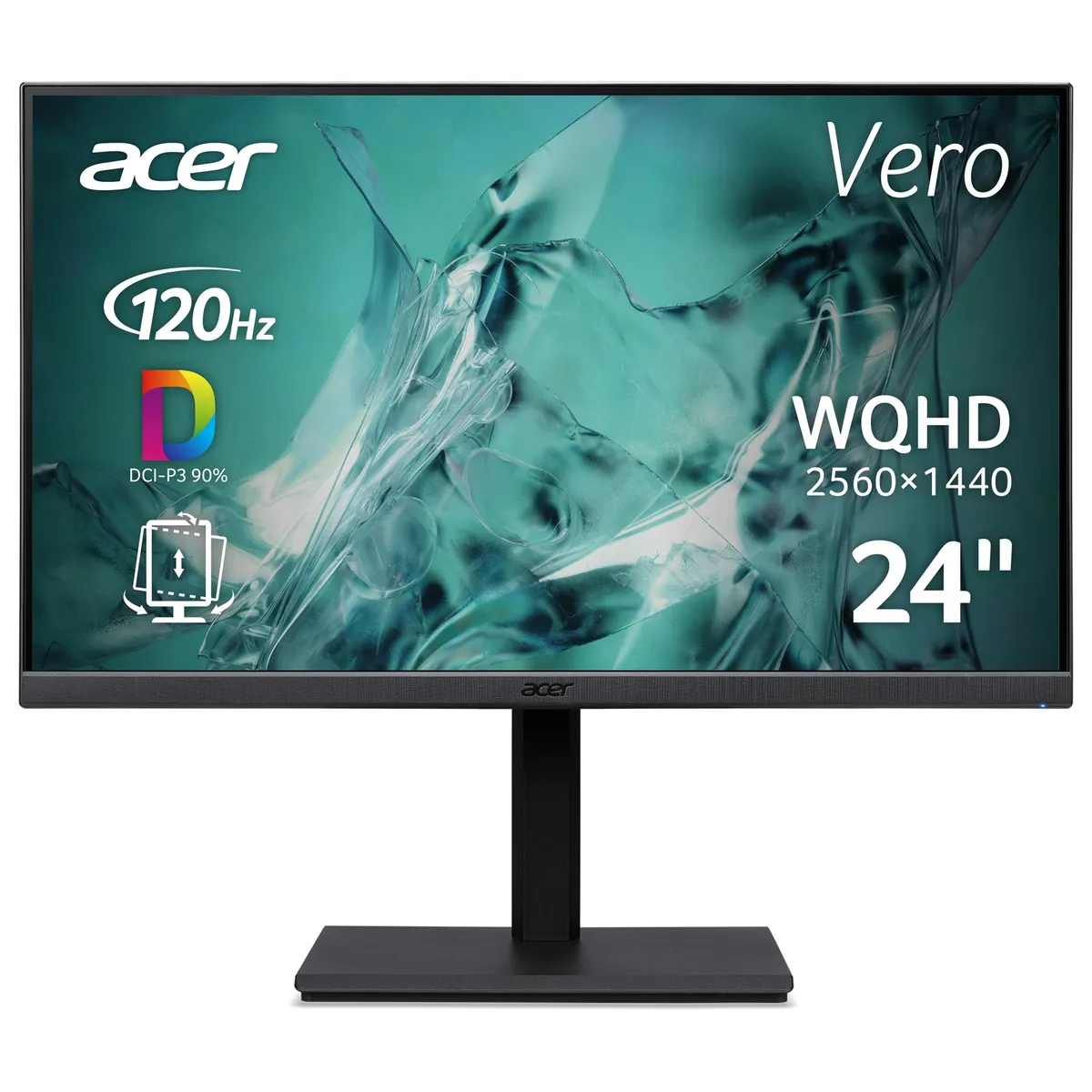 Монітор  ACER 27" Vero B277UGbmiiqprzx (UM.HB7EE.G23) IPS Black 120Hz - зображення 1