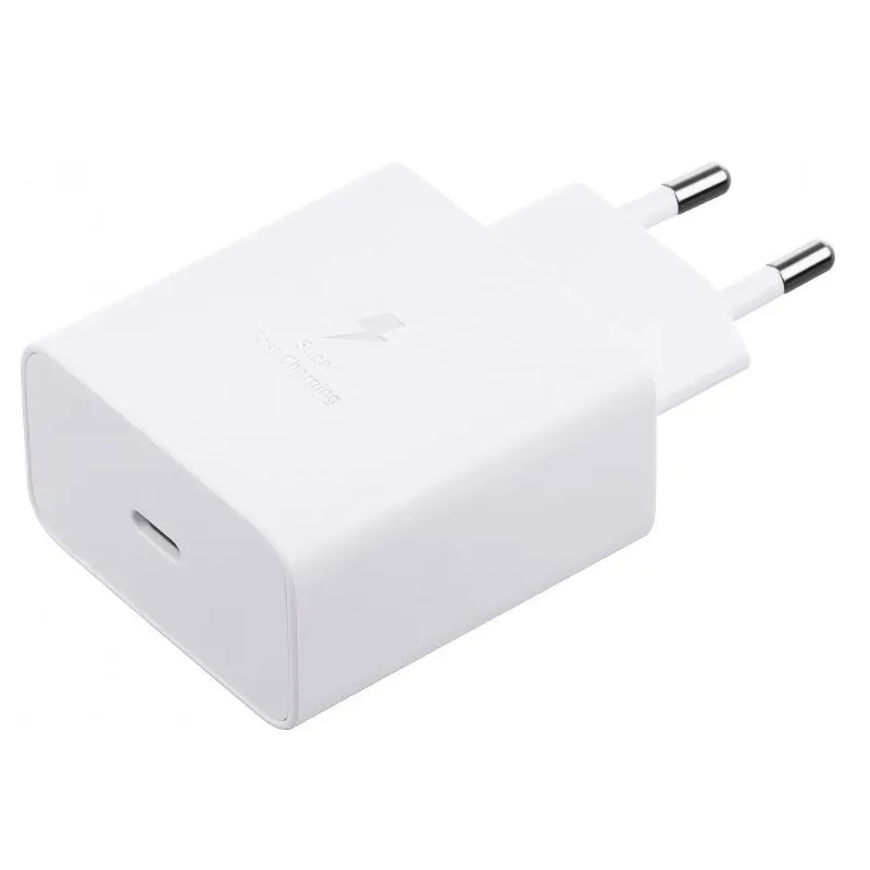 Мережевий зарядний пристрій Samsung EP-TA865 65W Type-C White (EP-TA865NWE) OEM - зображення 1