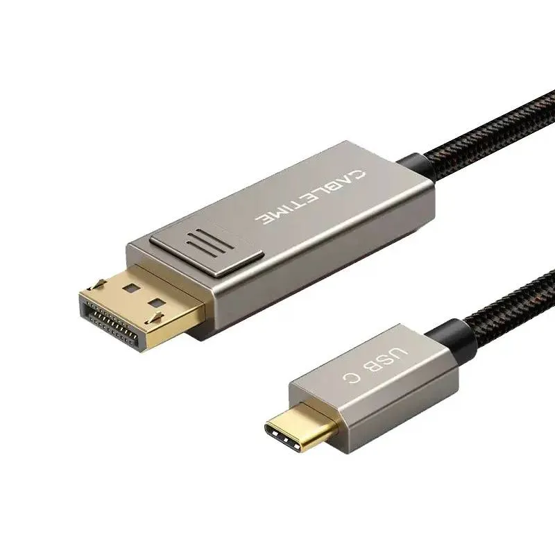 Кабель Cabletime USB Type-C - DisplayPort (M/M), 2 м, Black (CC23H) - зображення 1