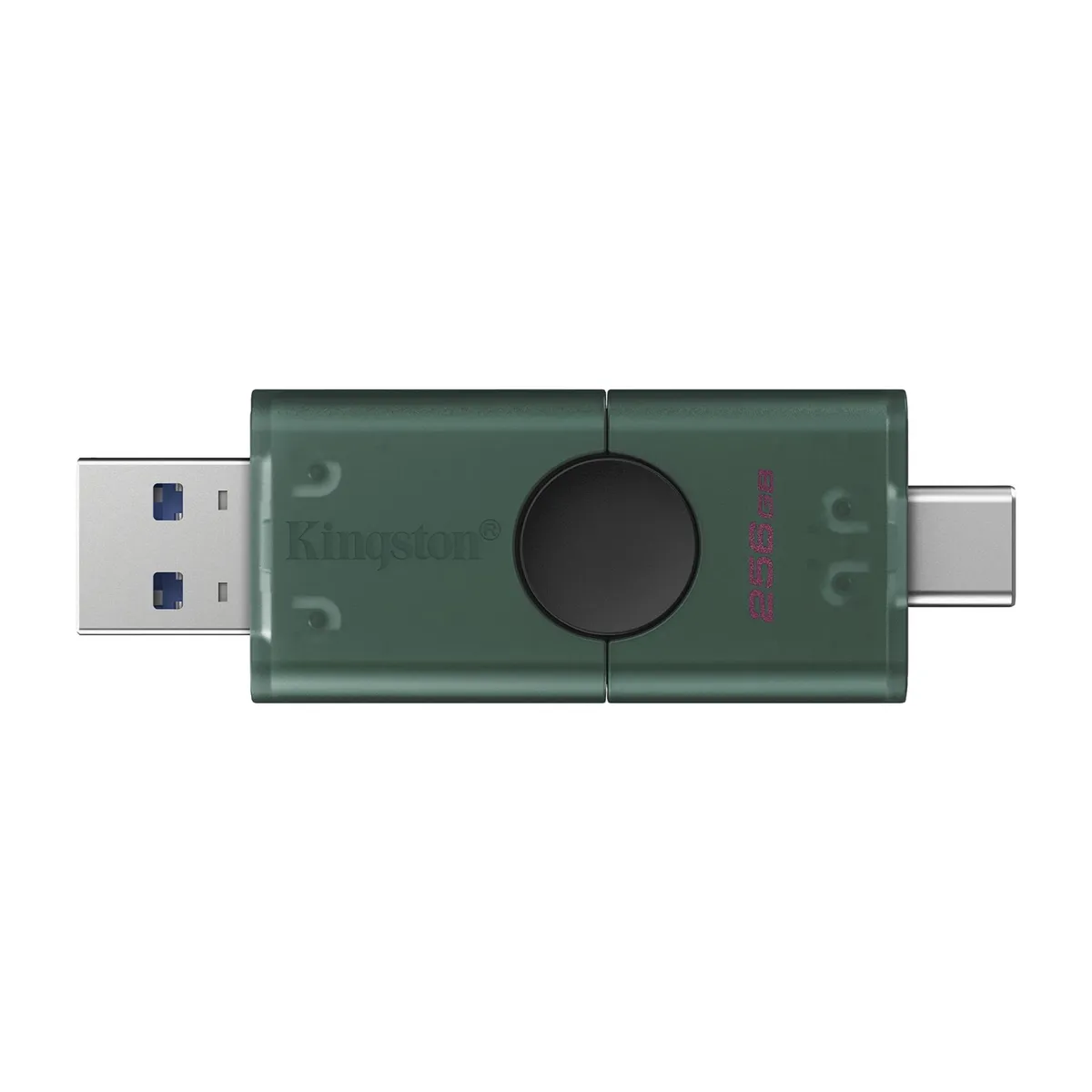 Флеш-накопичувач USB3.2 256GB Type-C Kingston DataTraveler Duo Green (DTDEG2/256GB) - мініатюра 2