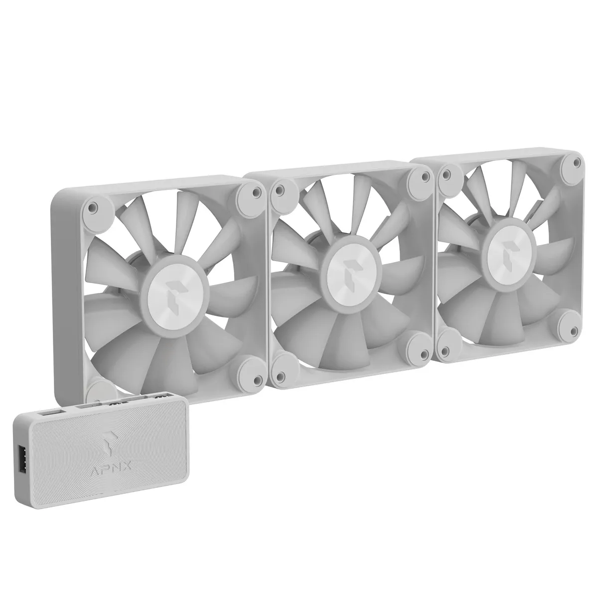 Вентилятор APNX FP1-120 ARGB White - 3 Pack (APF3-PF11257.21) - мініатюра 9