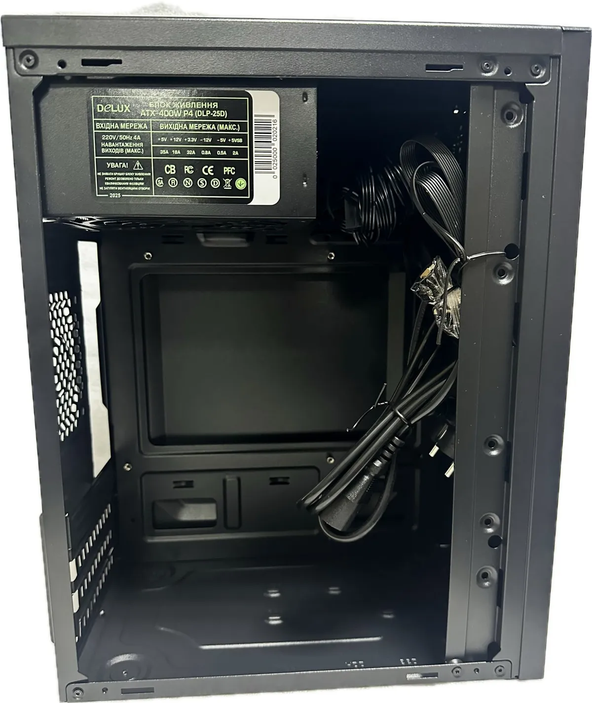 Корпус Delux MK 350 Black 400W 12Fan - мініатюра 6