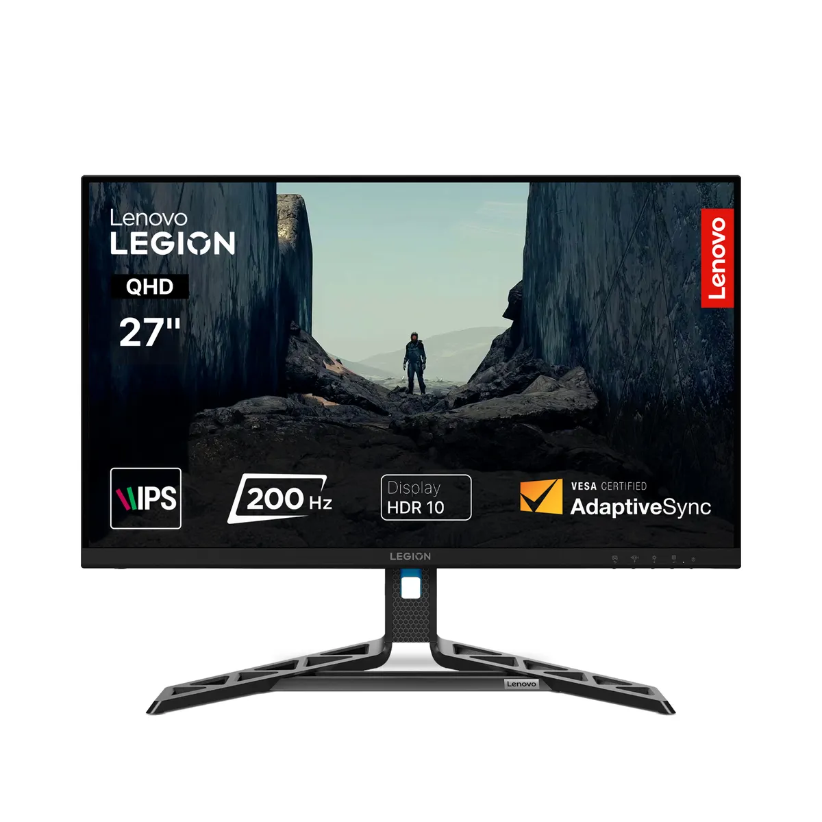 Монітор Lenovo 27" Legion R27qe (68C7GAC3UA) IPS Black 200 Hz - зображення 1