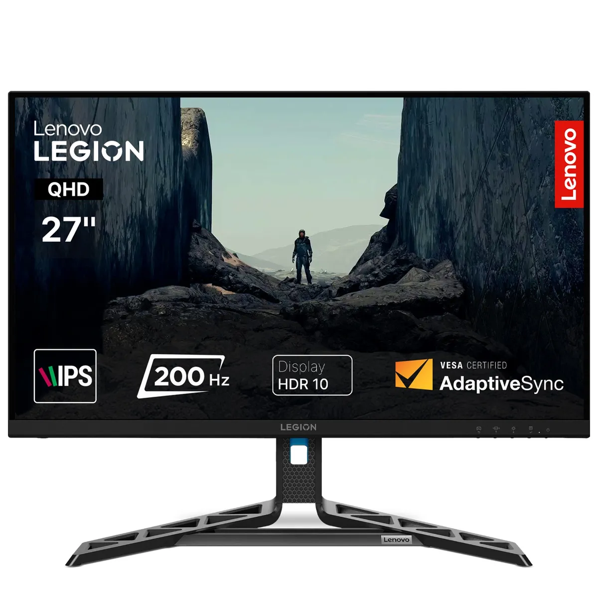 Монітор Lenovo 27" Legion R27qe (68C7GAC3UA) IPS Black 200 Hz - мініатюра 9