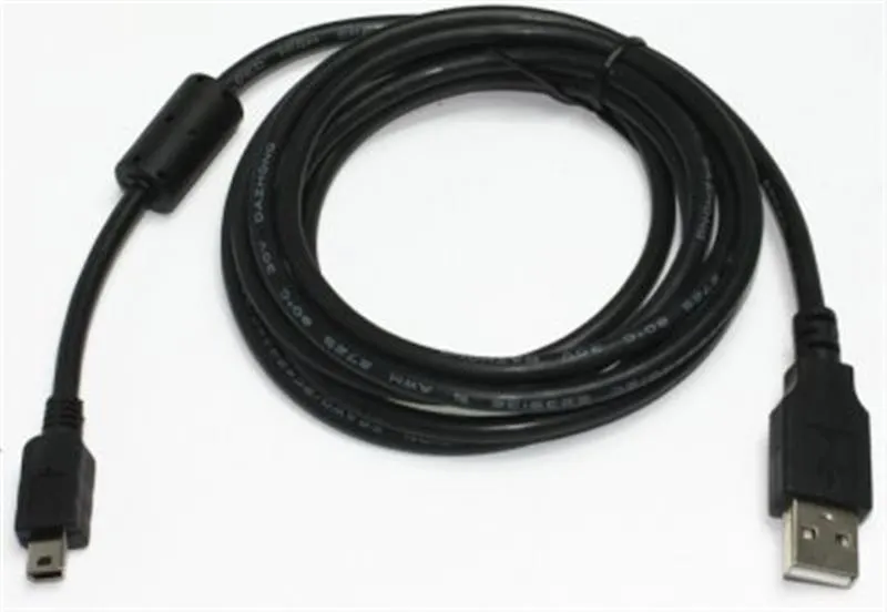 Кабель Cablexpert Premium USB - mini USB V 2.0 (M/M), ферит, 1.8 м, чорний (CCF-USB2-AM5P-6) - мініатюра 2