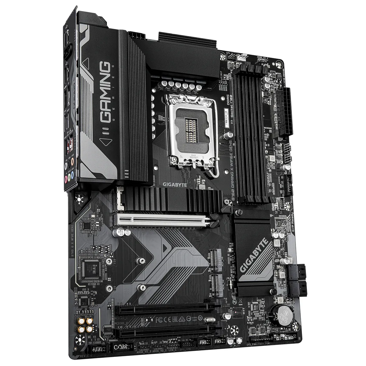 Материнська плата Gigabyte B760 Gaming X WiFi6E Gen5 Socket 1700 - мініатюра 3