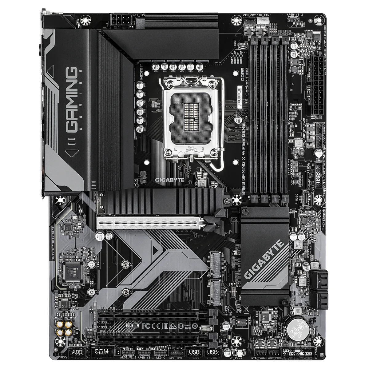 Материнська плата Gigabyte B760 Gaming X WiFi6E Gen5 Socket 1700 - мініатюра 4