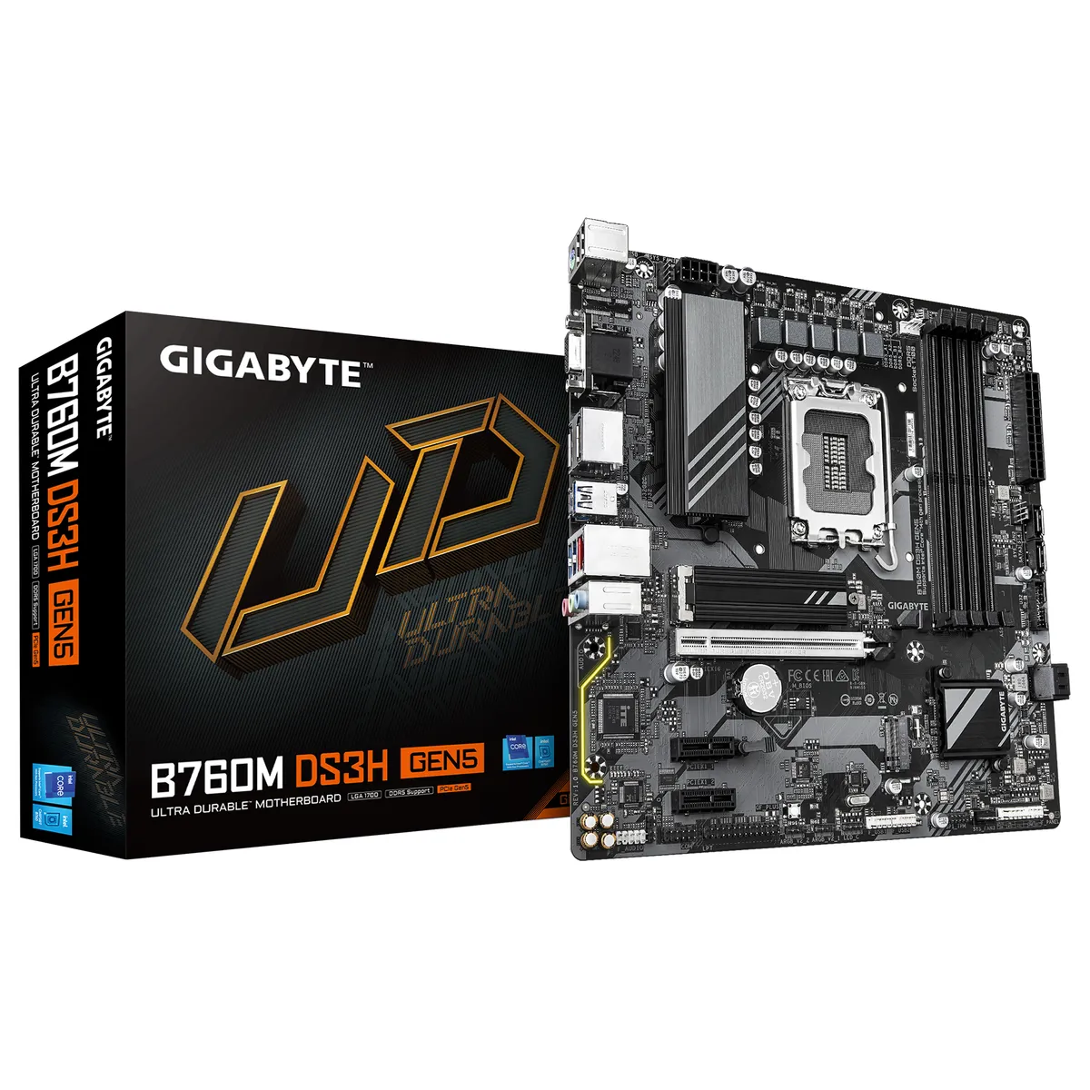 Материнська плата Gigabyte B760M DS3H Gen5 Socket 1700 - зображення 1