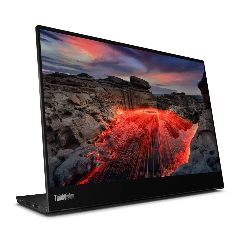 Монiтор Lenovo ThinkVision 14" M14t Gen2 (63FDUAT6WL) IPS Black - мініатюра 2