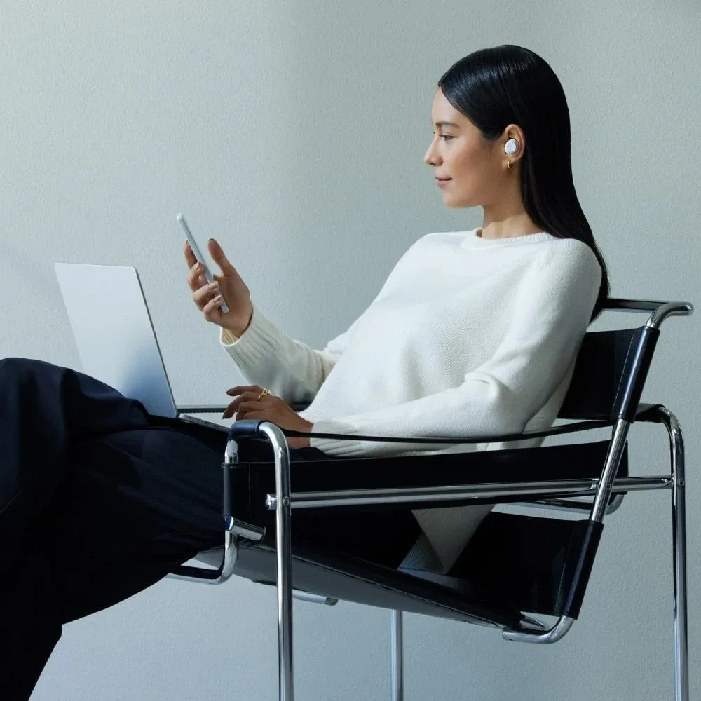 Bluetooth-гарнітура Sony WF-C710N White (WFC710NW.E) - мініатюра 4