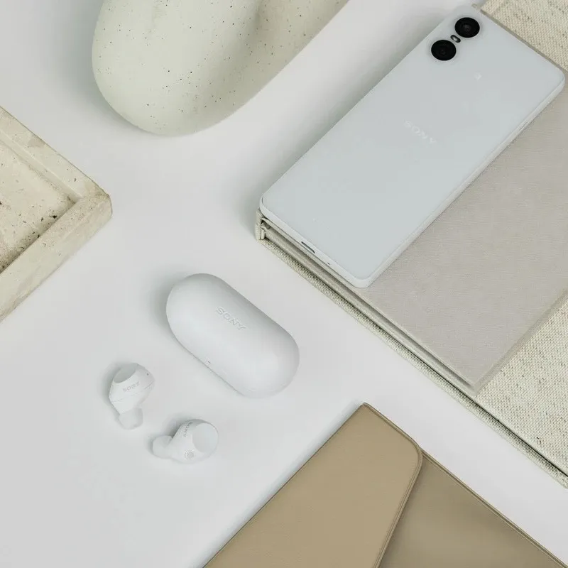 Bluetooth-гарнітура Sony WF-C710N White (WFC710NW.E) - мініатюра 5