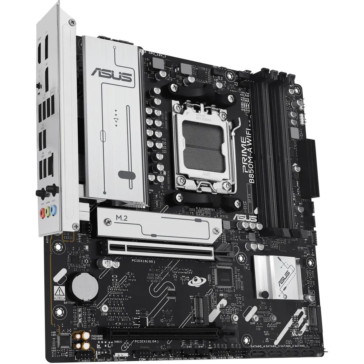 Материнська плата Asus Prime B850M-A WiFi Socket AM5 - мініатюра 6