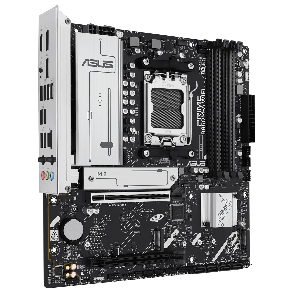 Материнська плата Asus Prime B850M-A WiFi Socket AM5 - мініатюра 7