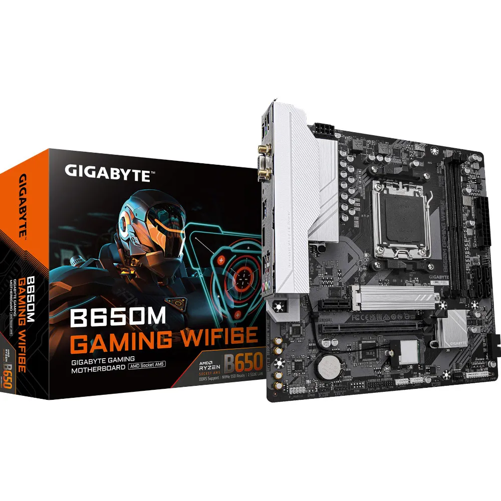 Материнська плата Gigabyte B650M Gaming WiFi6E Socket AM5 - зображення 1