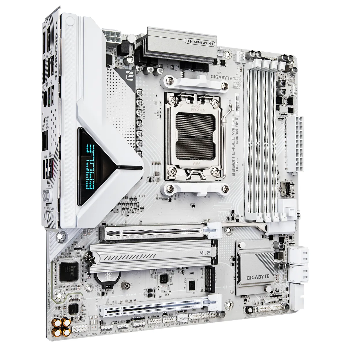 Материнська плата Gigabyte B850M Eagle WiFi6E Ice Socket AM5 - мініатюра 3
