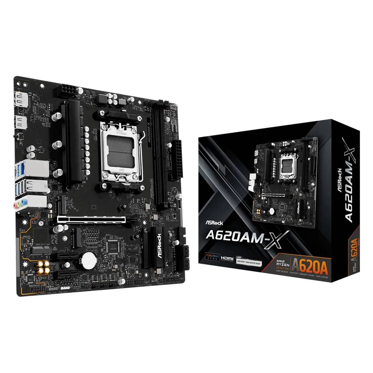 Материнська плата ASRock A620AM-X Socket AM5 - зображення 1