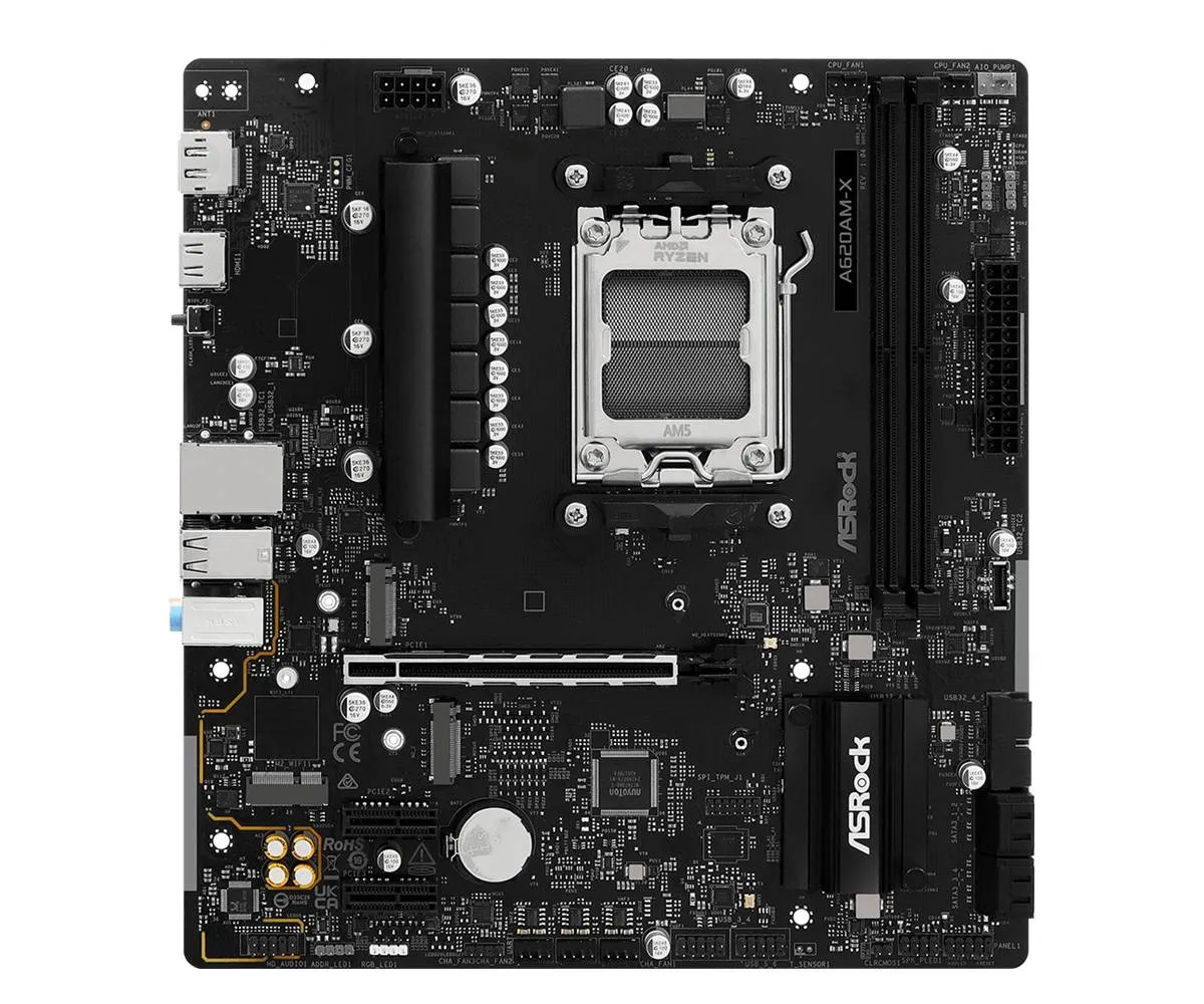 Материнська плата ASRock A620AM-X Socket AM5 - мініатюра 2