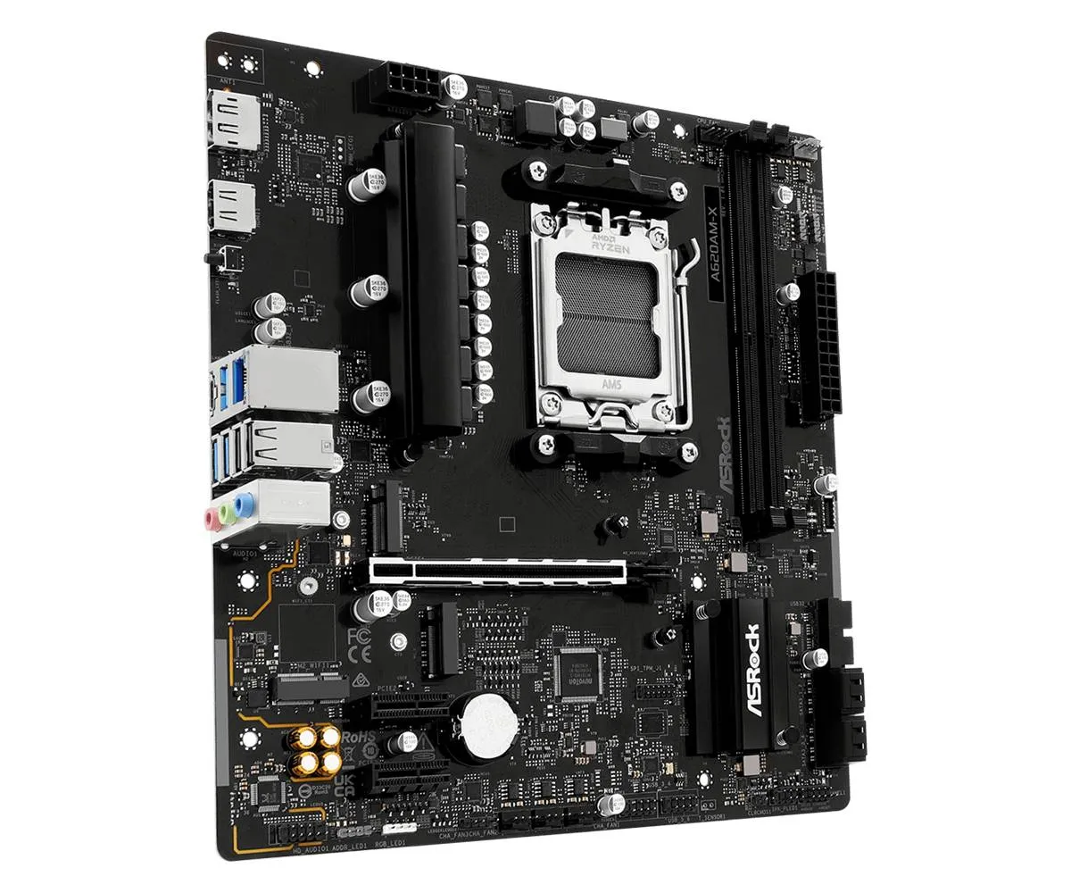 Материнська плата ASRock A620AM-X Socket AM5 - мініатюра 3