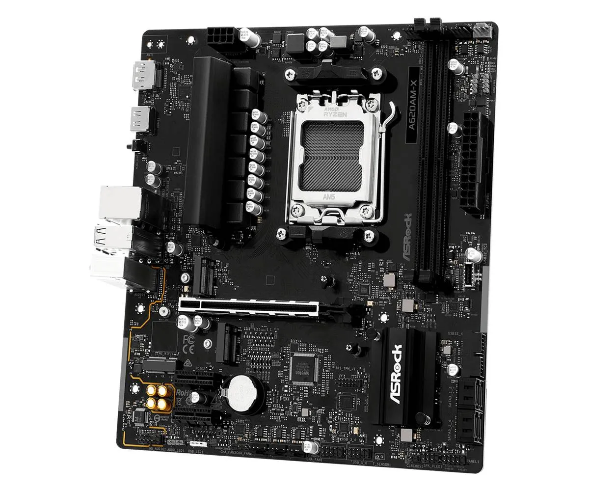 Материнська плата ASRock A620AM-X Socket AM5 - мініатюра 4