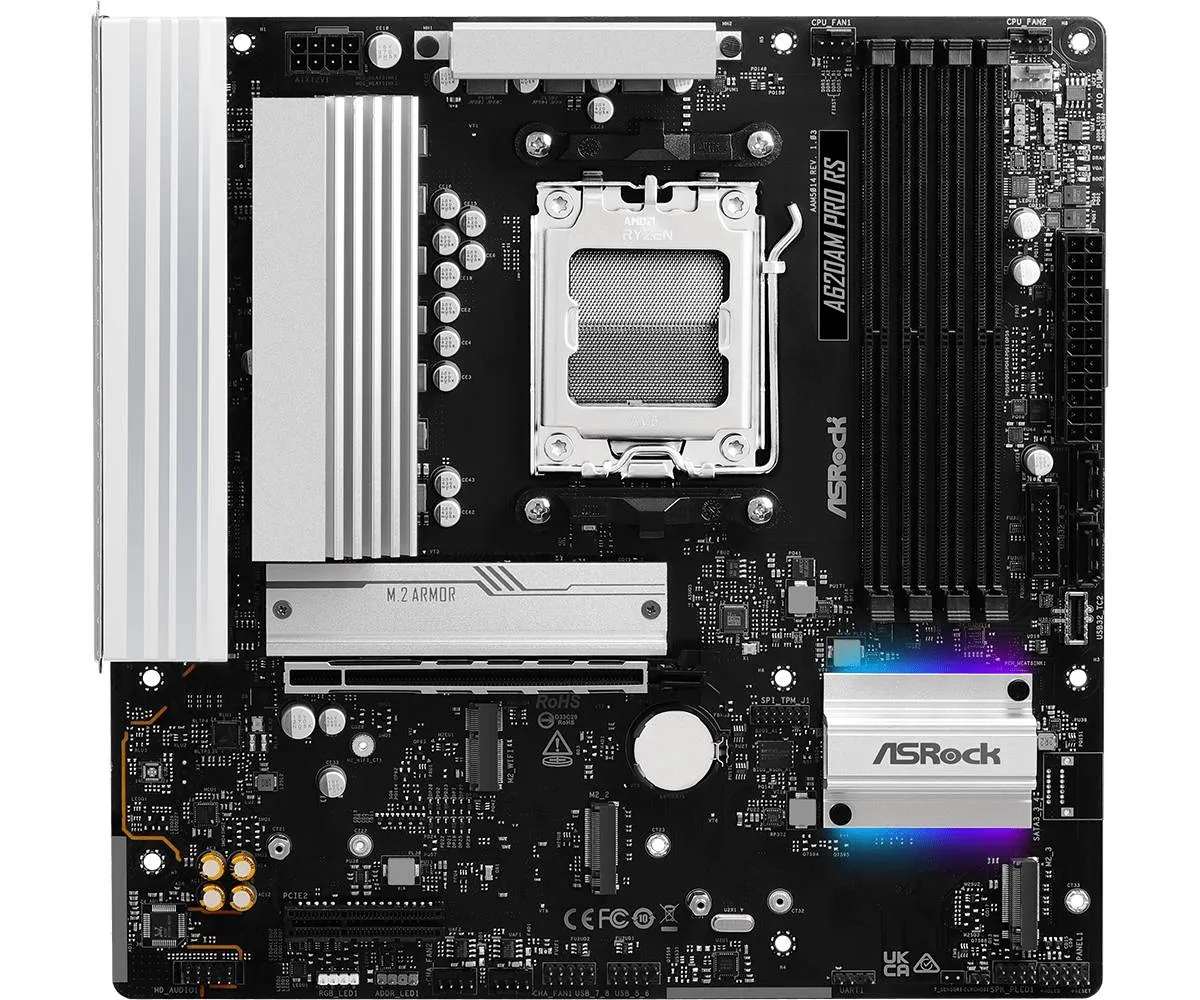 Материнська плата ASRock A620AM Pro RS Socket AM5 - мініатюра 2