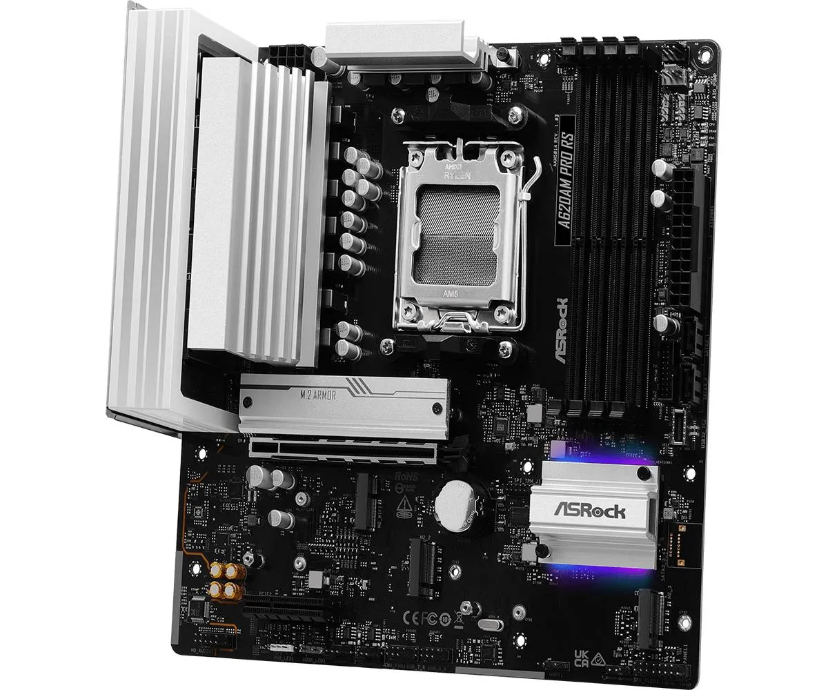 Материнська плата ASRock A620AM Pro RS Socket AM5 - мініатюра 4