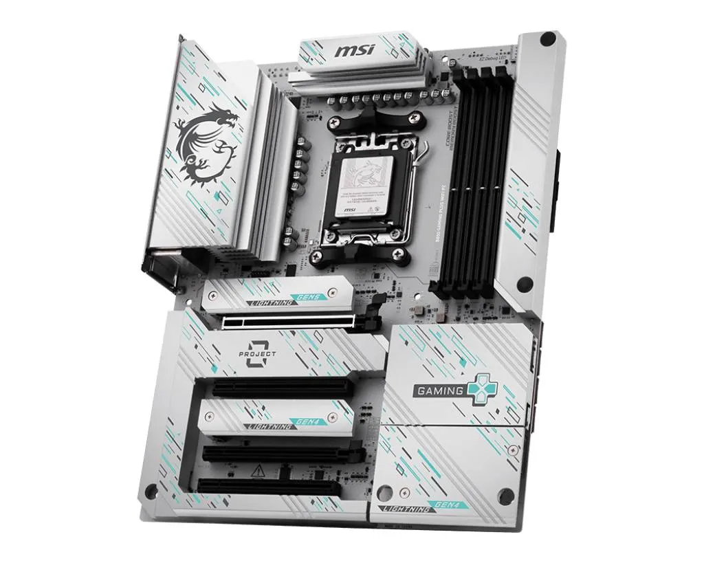 Материнська плата MSI B850 Gaming Plus WiFi PZ Socket AM5 - мініатюра 4