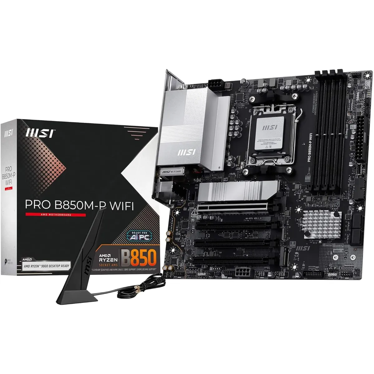 Материнська плата MSI Pro B850M-P WiFi Socket AM5 - мініатюра 11