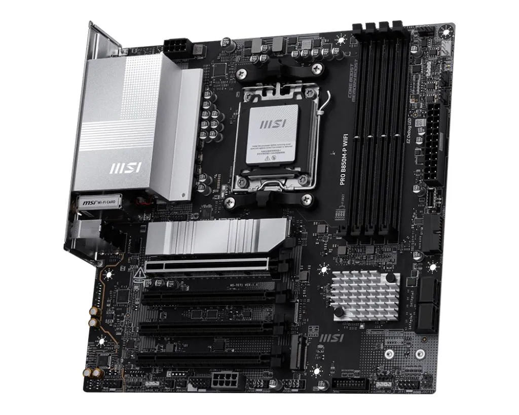 Материнська плата MSI Pro B850M-P WiFi Socket AM5 - мініатюра 3