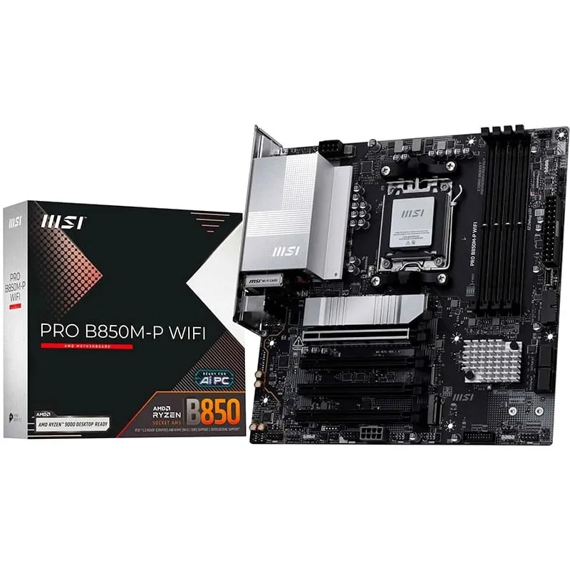 Материнська плата MSI Pro B850M-P WiFi Socket AM5 - мініатюра 6