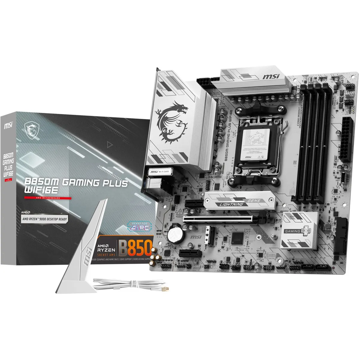 Материнська плата MSI B850M Gaming Plus WiFi6E Socket AM5 - мініатюра 10