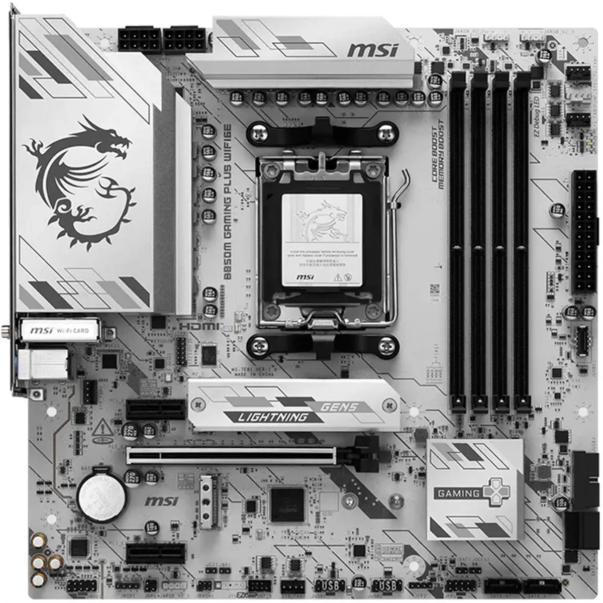 Материнська плата MSI B850M Gaming Plus WiFi6E Socket AM5 - мініатюра 12