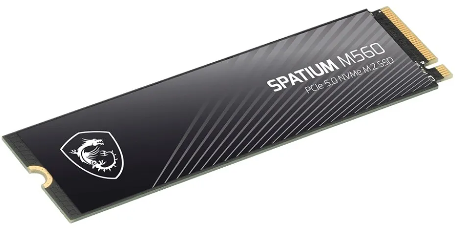 Накопичувач SSD 1TB MSI Spatium M560 M.2 2280 PCIe 5.0 x4 NVMe 3D NAND (S78-440L0F0-P83) - мініатюра 3