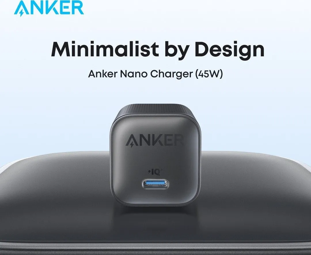 Мережевий зарядний пристрій Anker Nano Charger 45W USB-C Black (A2692L11) - мініатюра 2