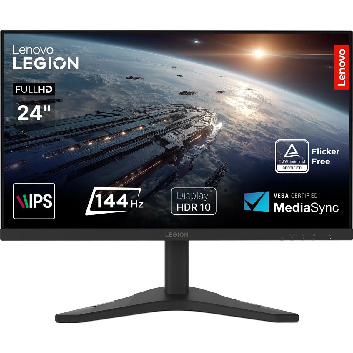 Монітор Lenovo 23.8" Legion R24s (68CBGAC2UA) IPS Black 144Hz - зображення 1