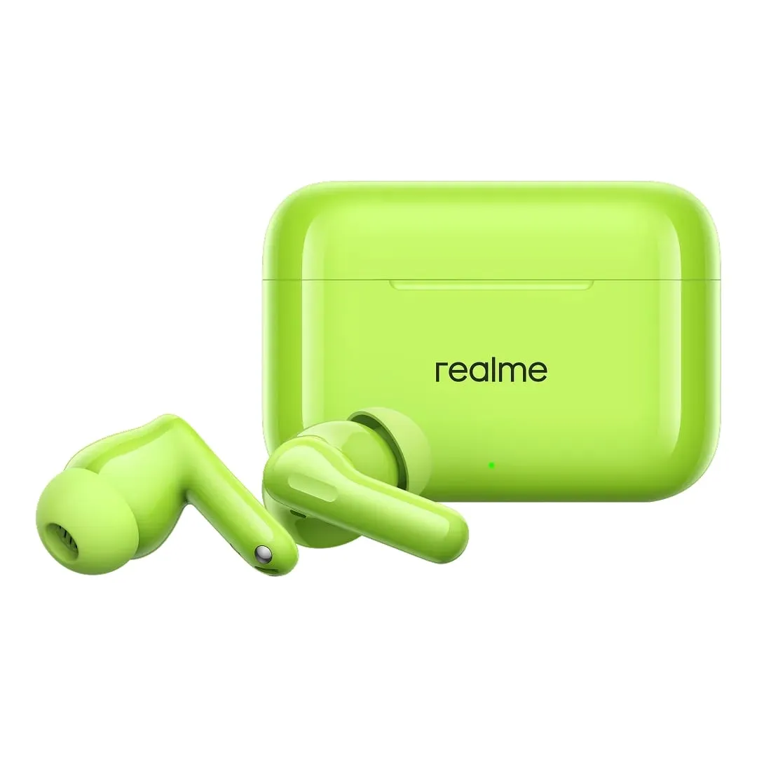 Bluetooth-гарнітура Realme Buds T200 Neon Green_EU - зображення 1