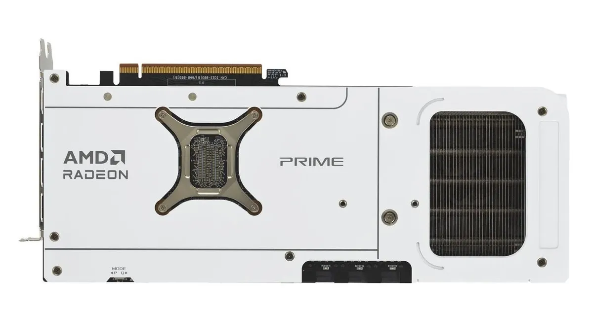 Відеокарта AMD Radeon RX 9070 XT 16GB GDDR6 Prime White OC Asus (PRIME-RX9070XT-O16G-WHITE) - мініатюра 11