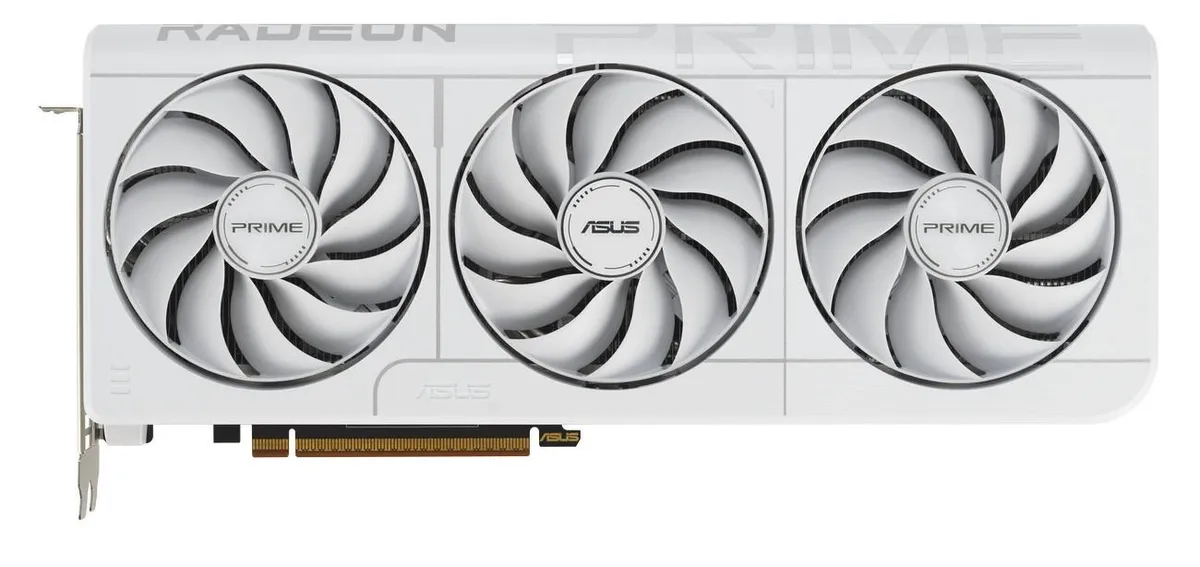 Відеокарта AMD Radeon RX 9070 XT 16GB GDDR6 Prime White OC Asus (PRIME-RX9070XT-O16G-WHITE) - мініатюра 2