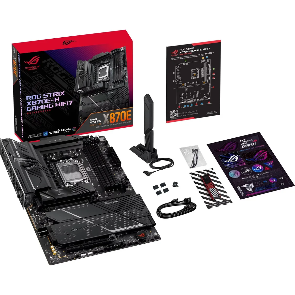 Материнська плата Asus ROG Strix X870E-H Gaming WiFi7 Socket AM5 - мініатюра 4