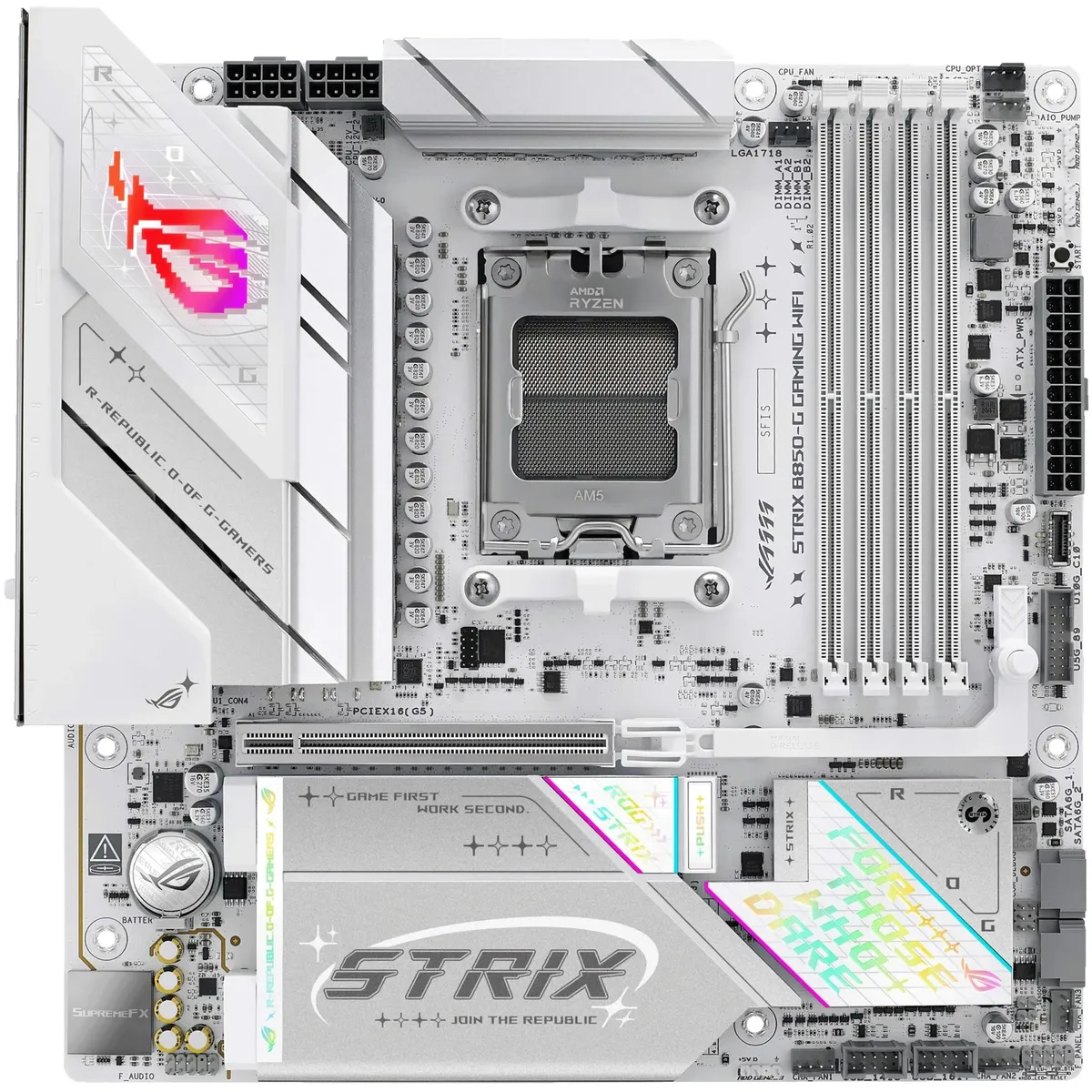 Материнська плата Asus ROG Strix B850-G Gaming WiFi Socket AM5 - мініатюра 4