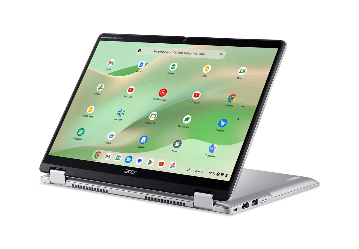 Ноутбук Acer Chromebook Spin 314 CP314-2HN-329V (NX.KYJEU.001) Silver - мініатюра 6