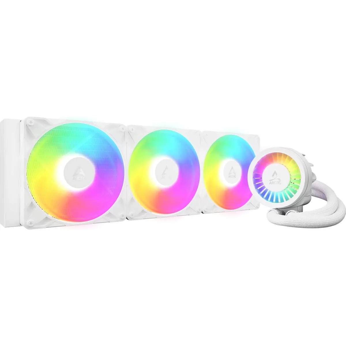 Система водяного охолодження Arctic Liquid Freezer III Pro 420 A-RGB White (ACFRE00189A) - зображення 1