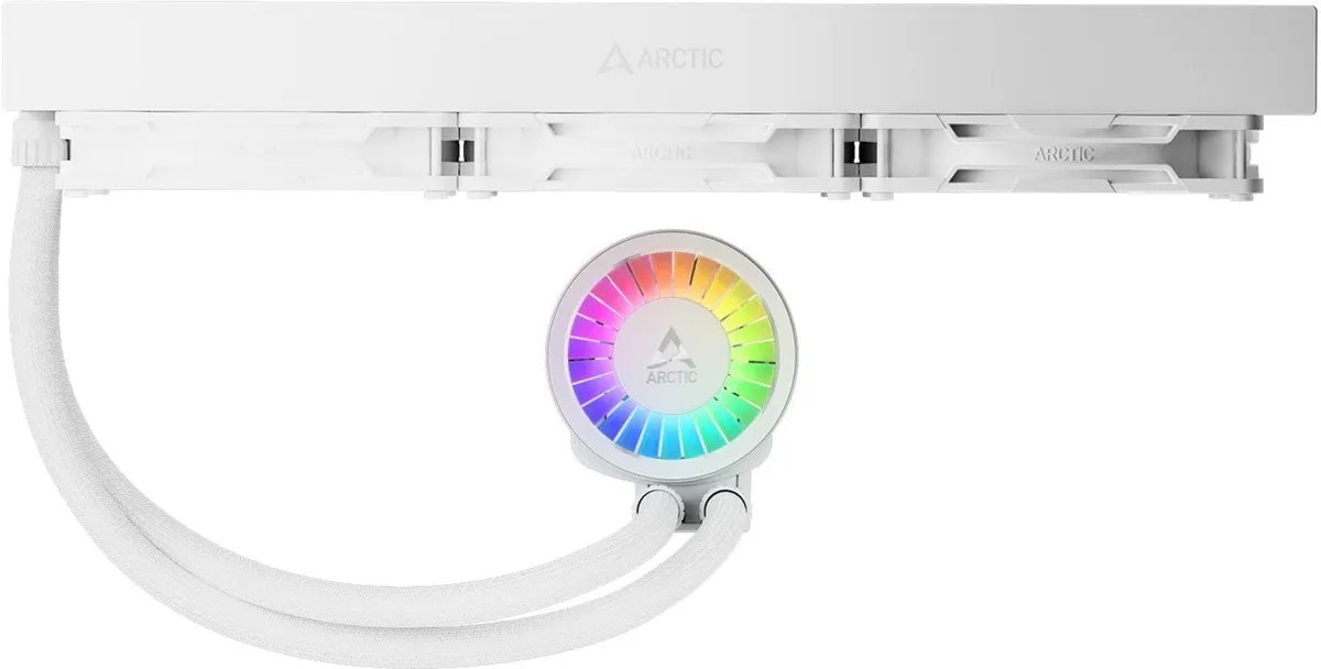 Система водяного охолодження Arctic Liquid Freezer III Pro 420 A-RGB White (ACFRE00189A) - мініатюра 3