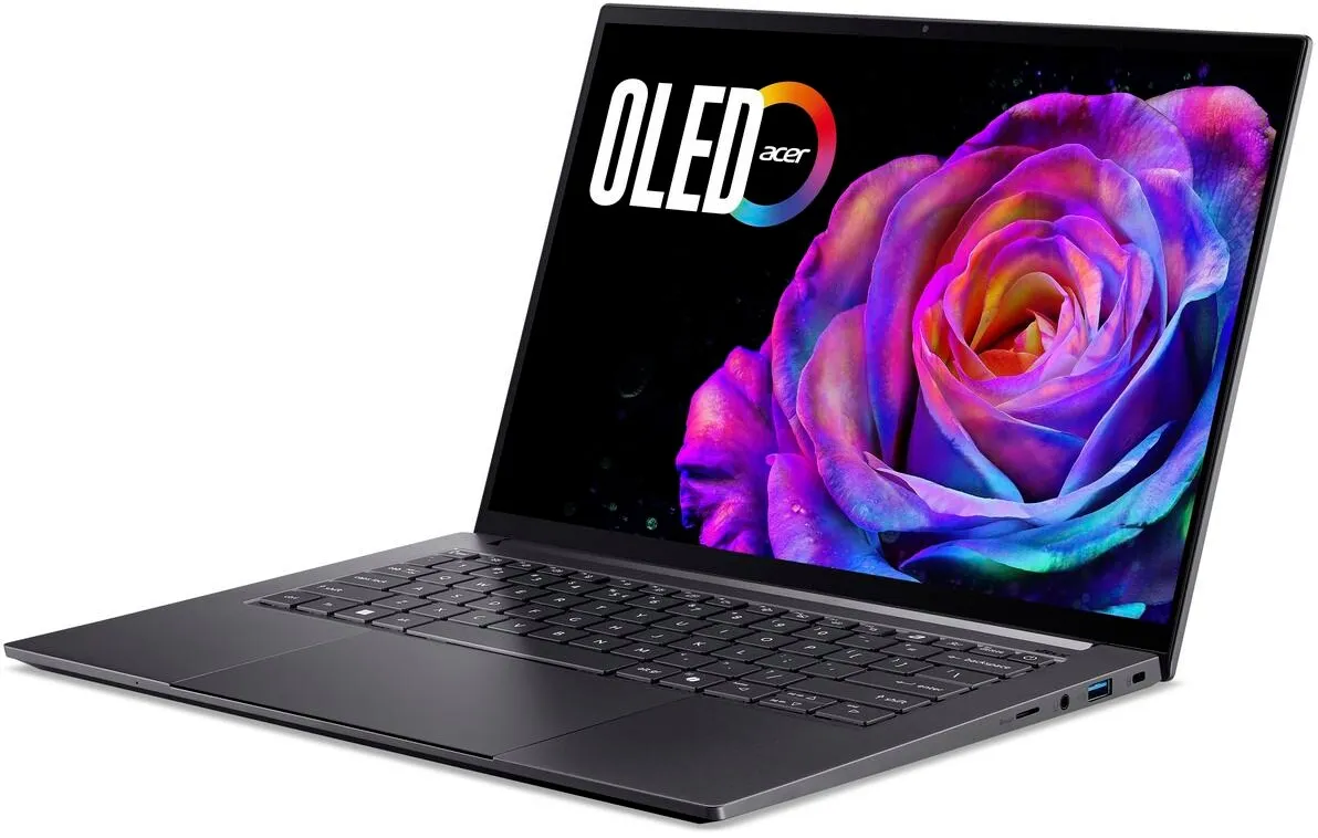 Ноутбук Acer Swift X 14 SFX14-73G-76Z3 (NX.J82EU.005) Gray - мініатюра 3