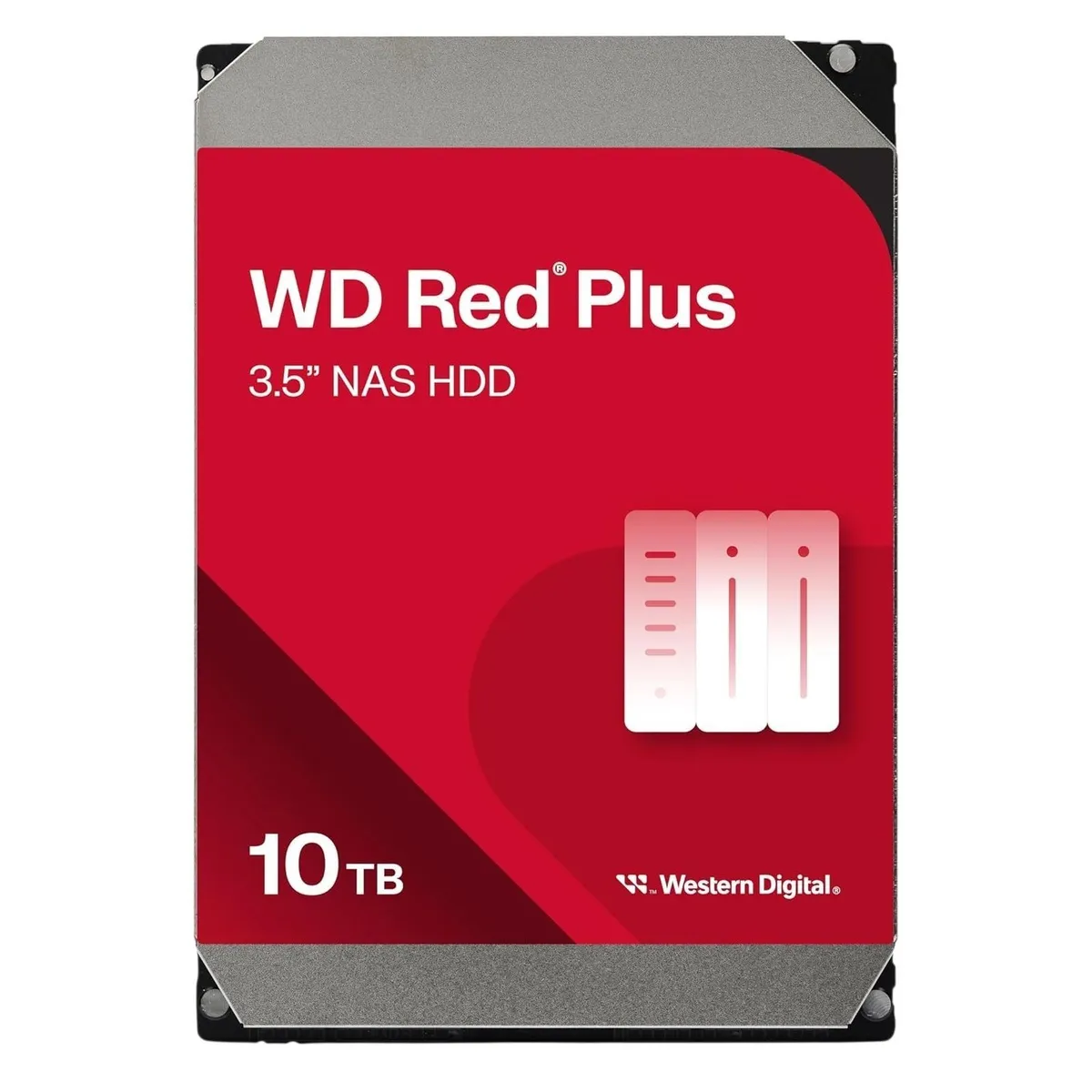 Накопичувач HDD SATA 10.0TB WD Red Plus 7200rpm 512MB (WD100EFGX) - зображення 1