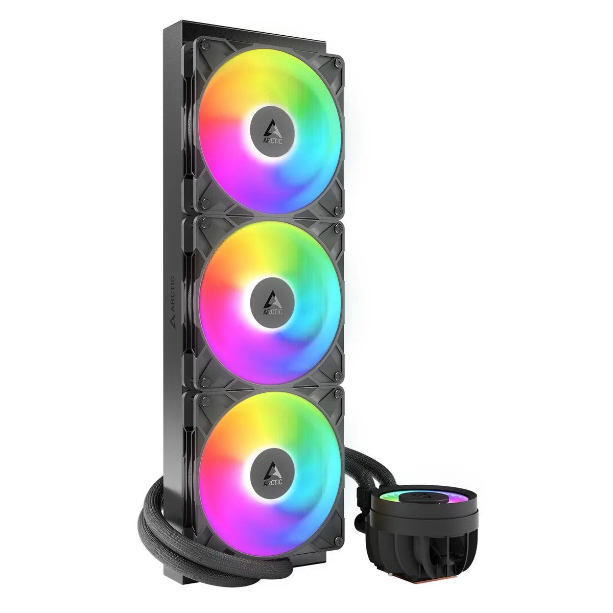 Система водяного охолодження Arctic Liquid Freezer III Pro 420 A-RGB Black (ACFRE00185A) - мініатюра 5