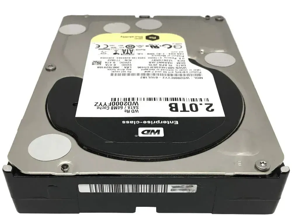 Накопичувач HDD SATA 2.0TB WD RE 7200rpm 64MB (WD2000FYYZ) - мініатюра 3