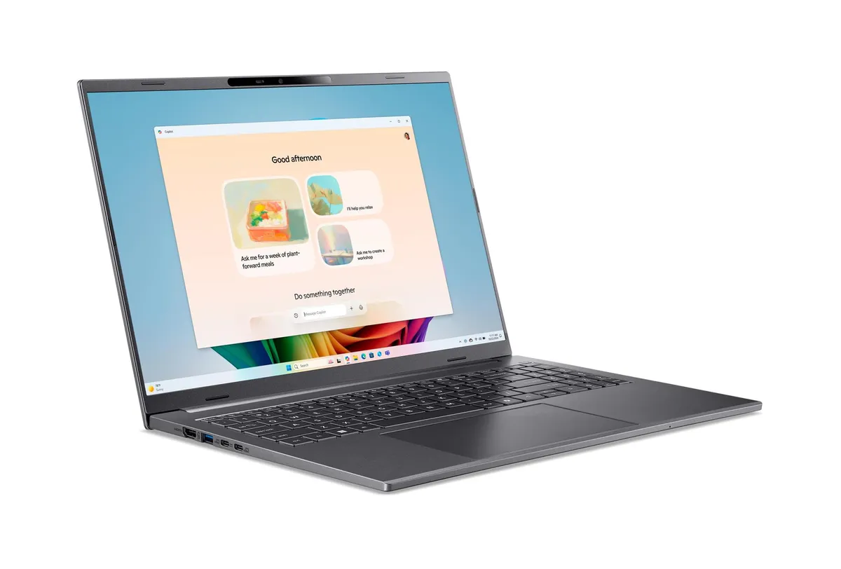 Ноутбук Acer Aspire 16 AI A16-52M-58YV (NX.JS7EU.002) Gray - мініатюра 3