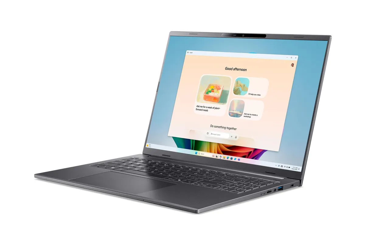 Ноутбук Acer Aspire 16 AI A16-52M-58YV (NX.JS7EU.002) Gray - мініатюра 4