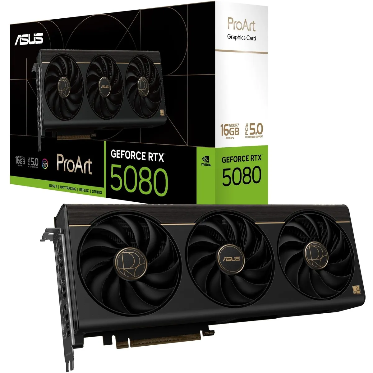 Відеокарта GF RTX 5080 16GB GDDR7 ProArt OC Asus (PROART-RTX5080-O16G) - мініатюра 5